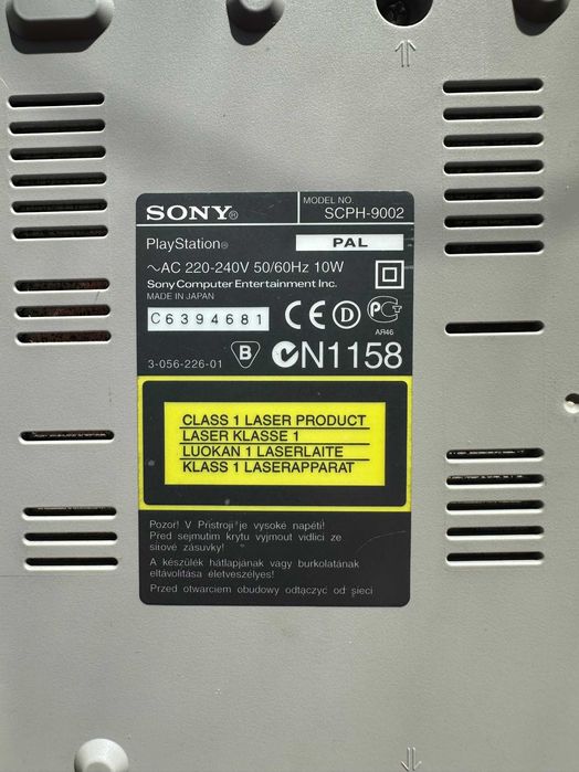 Consola PS1 Sony — apenas a consola