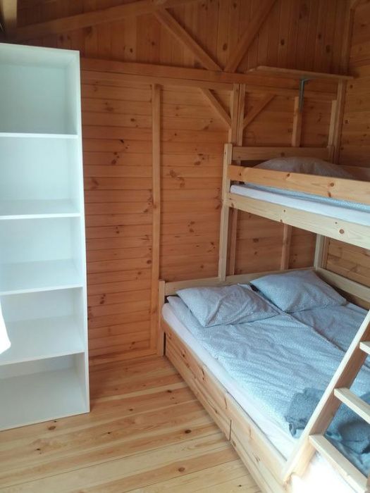 Domki letniskowe Wejsuny. Noclegi nad jeziorem. Wakacje 2025 r.