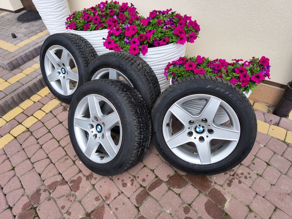 Felgi aluminiowe 16" BMW 5x120mm + opony zimowe 2023 bieżnik 7-8mm