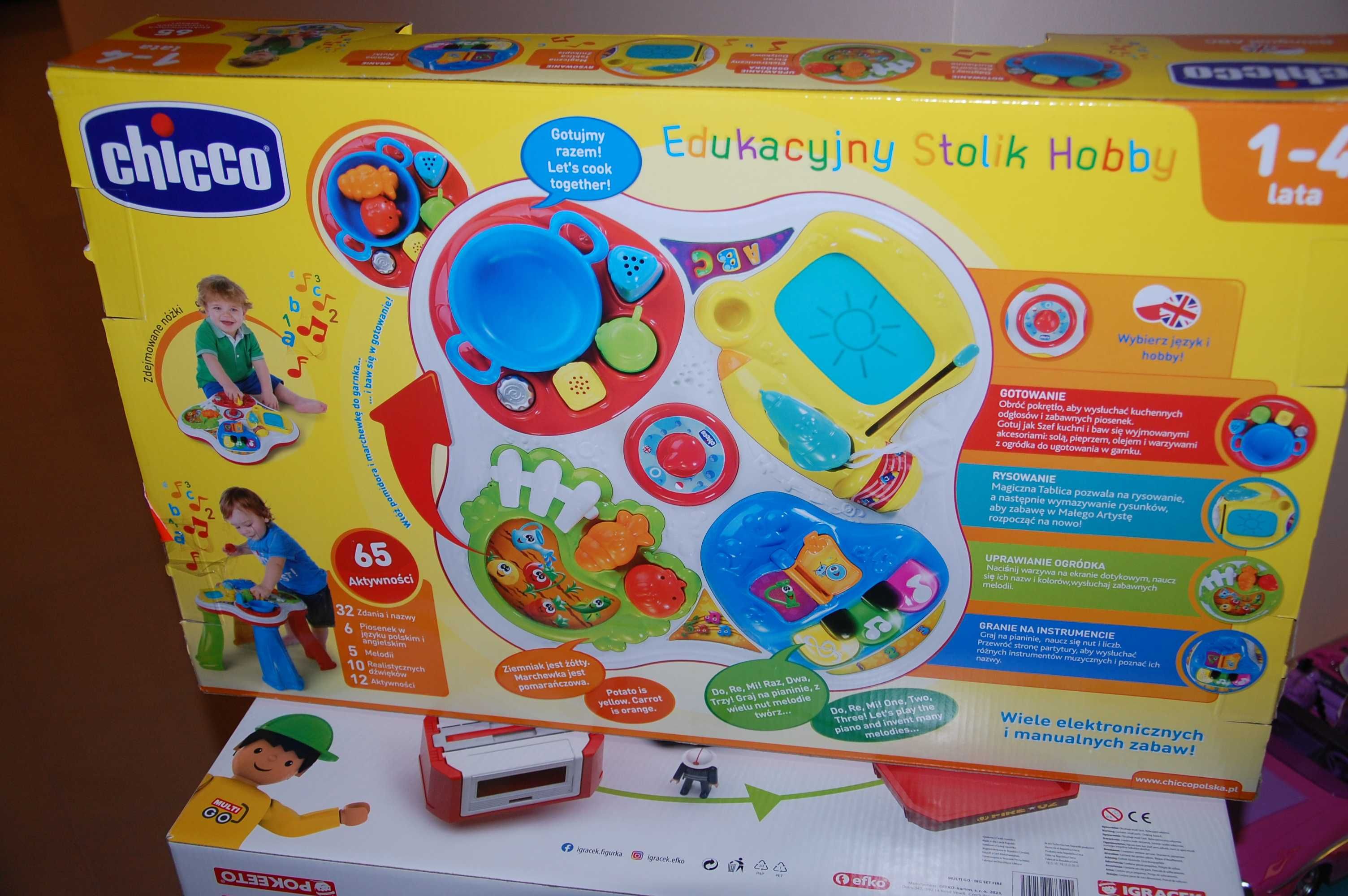 nowy edukacyjny stolik HOBBY CHICCO