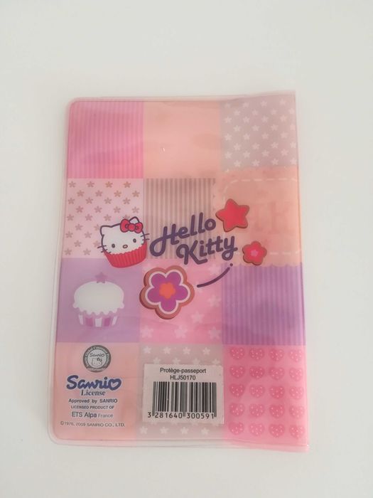 Carteira de documentos da hello kitty - novo