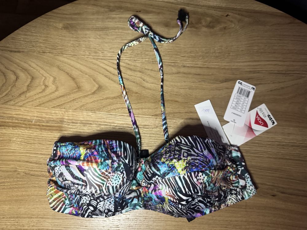 Bikini nowe 70DD biustonosz kąpielowy i figi brytyjskiej firmy Freya