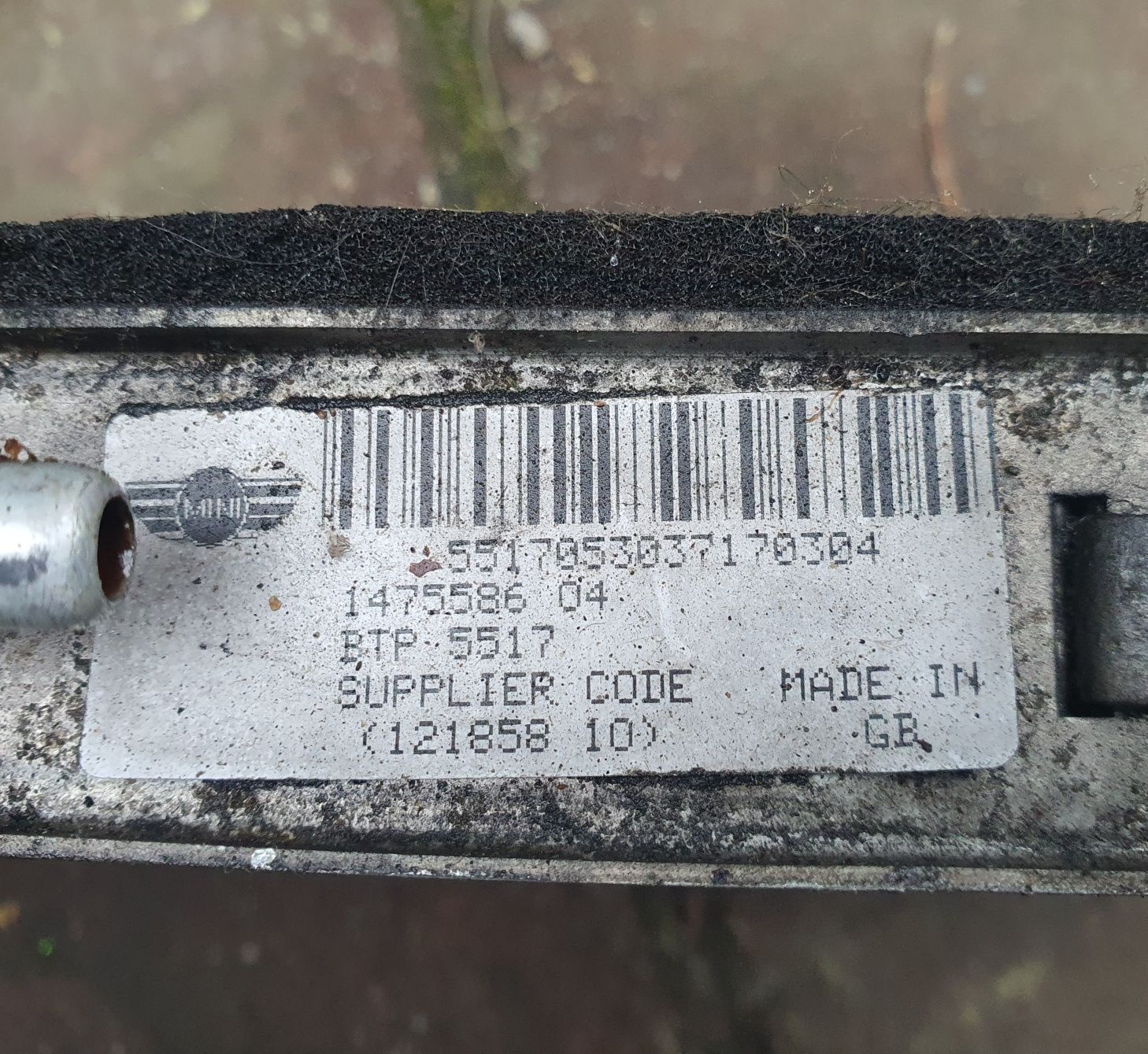 Chłodnica oleju Mini one Minimoris R50 1.6  skrzyni automat  oryginał