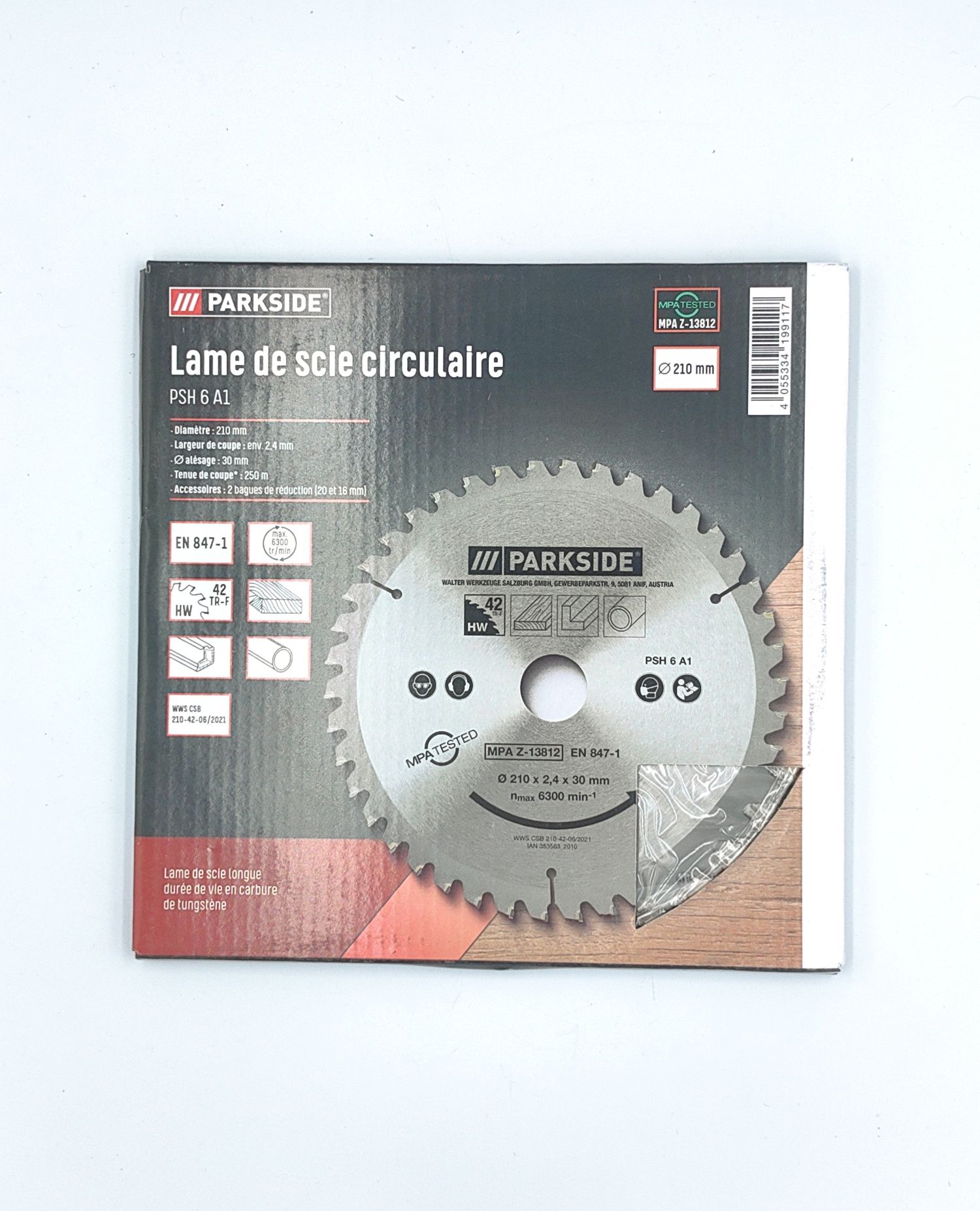 Tarcza do ręcznej pilarki tarczowej PARKSIDE, Ø 210 mm - 42 zęby