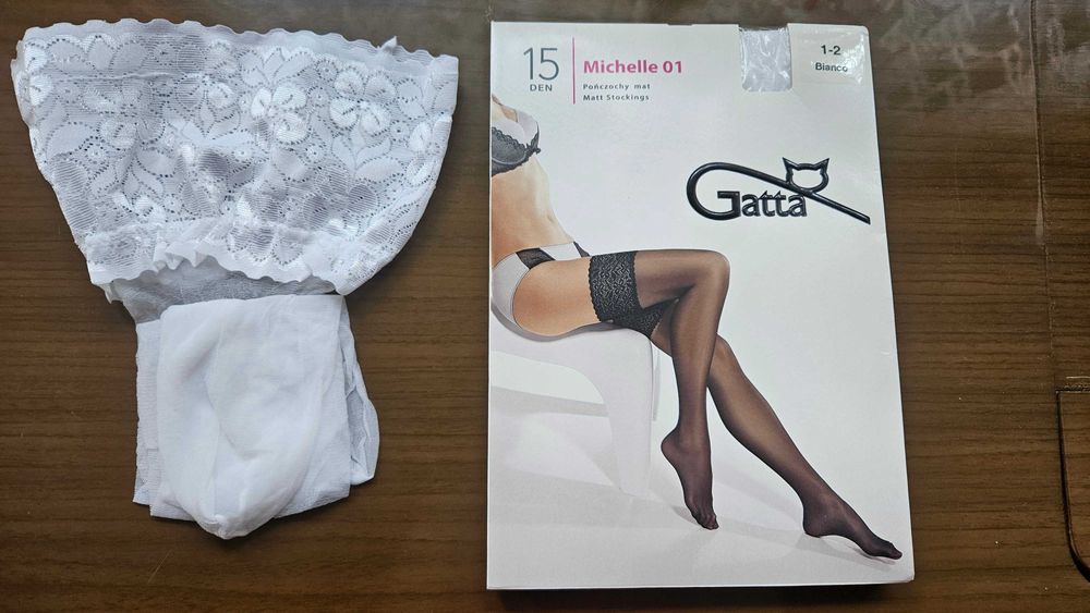 Pończochy ślubne Gatta