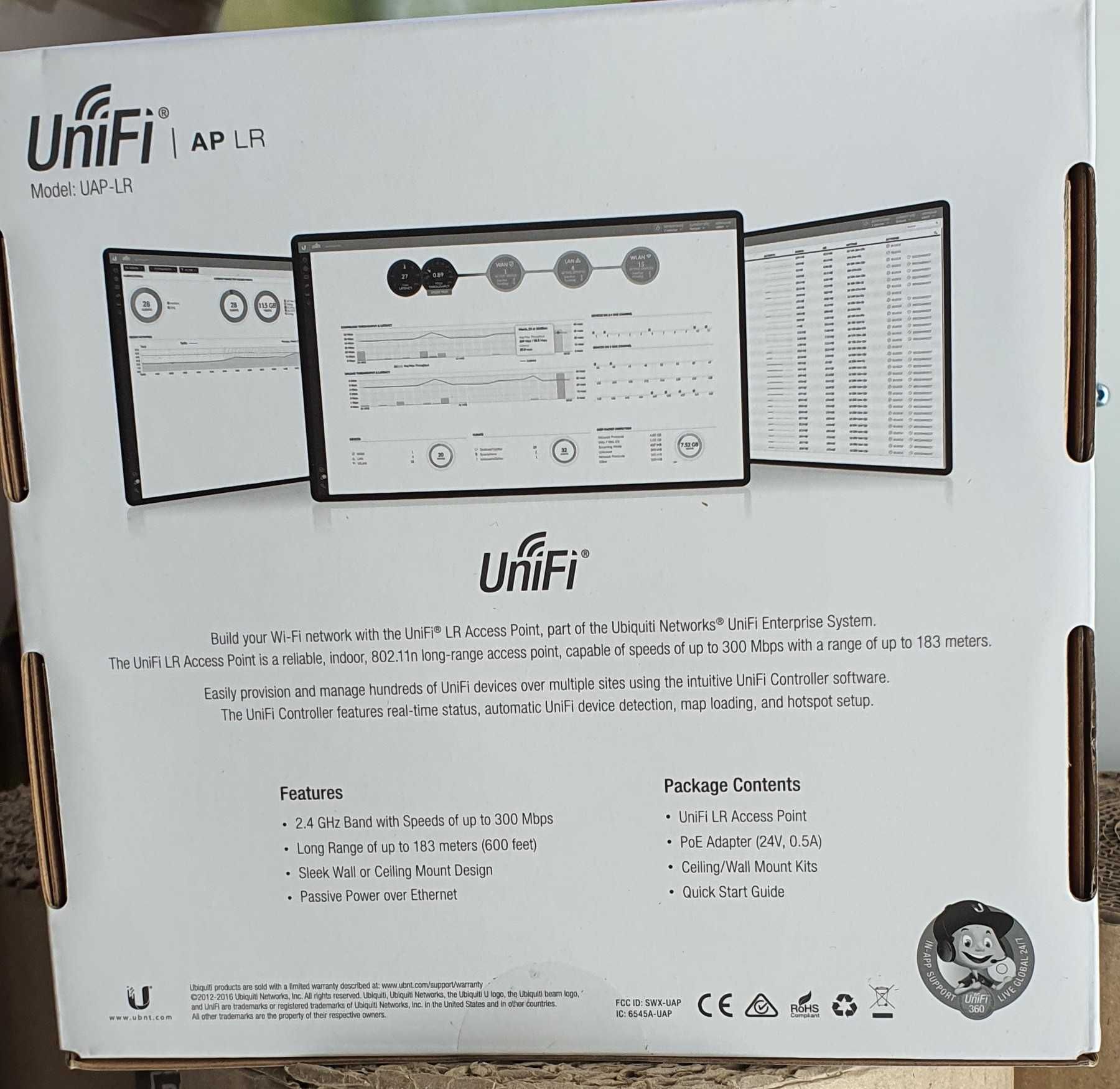 Access Point Ubiquiti UniFi AP AC LR Branco (UAP-AC-LR)