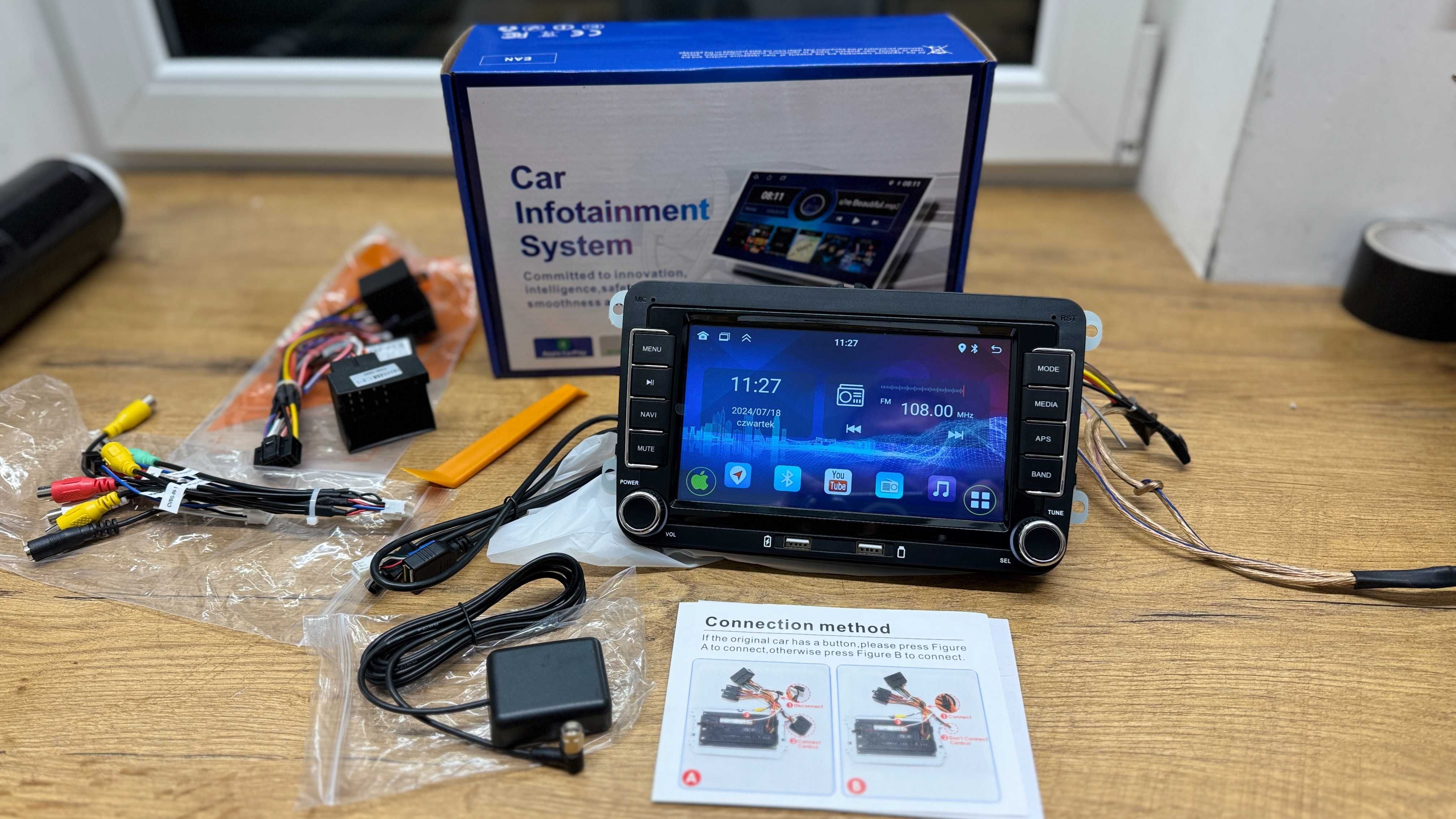 radio android 2gb vw passat,skoda,seat carplay androidauto