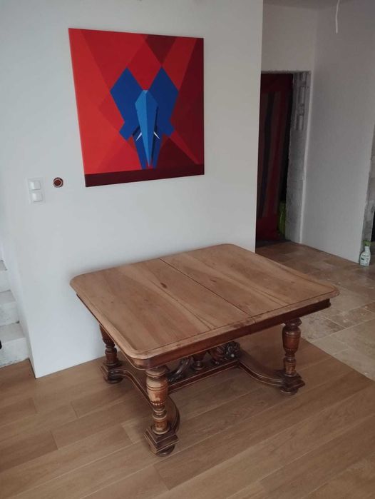 stary stół do jadalni francuski antyk z Paryża