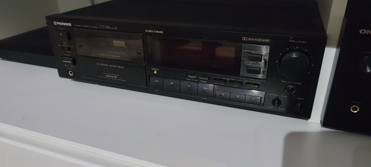 Pioneer wieża segmentowa RADIO F-229 CD PD-501 Kasetowy A-656 mark II