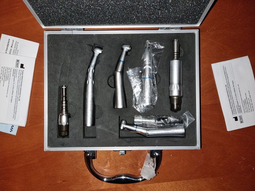 Soco: Turbina + CA + Peça de mão + Óleo