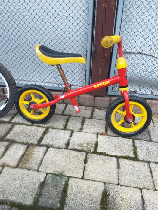 Dwa rowerki dziecięce 16" Boczne kółka