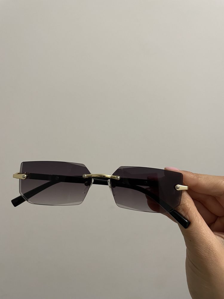 Безоправні сонцезахисні окуляри в стилі Gucci