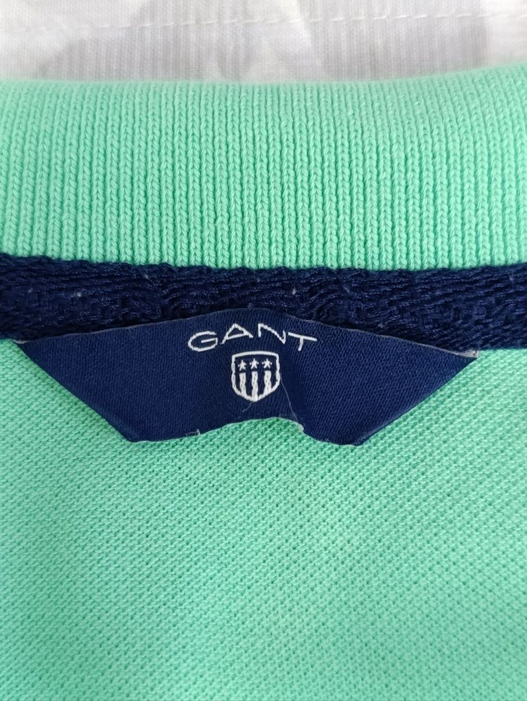Koszulka Polo Gant S Zielona