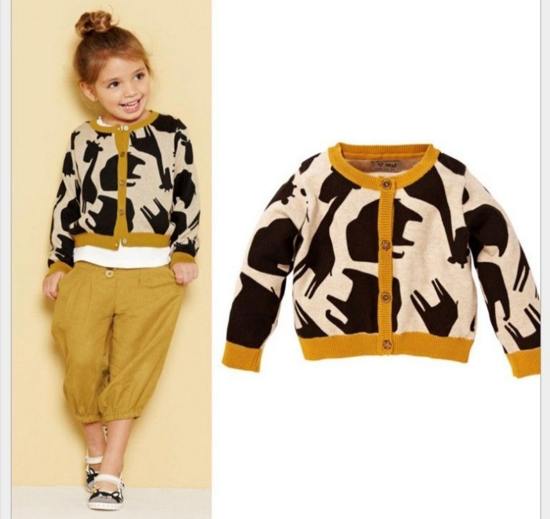 Safari Next tunika i blezer sweter rozpinany