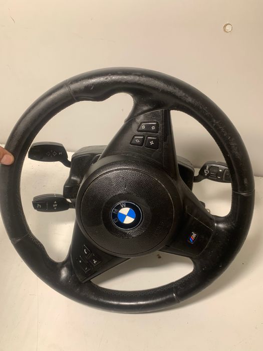 Kierownica kompl M pakiet BMW E60 E61 START STOP LCI Stan bdb Oryginał