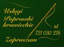 Poprawki krawieckie, usługi, szycie zasłon, firan, poprawki, skracanie