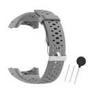 Pasek do zegarka Polar M400 , M430 szary, silikonowy