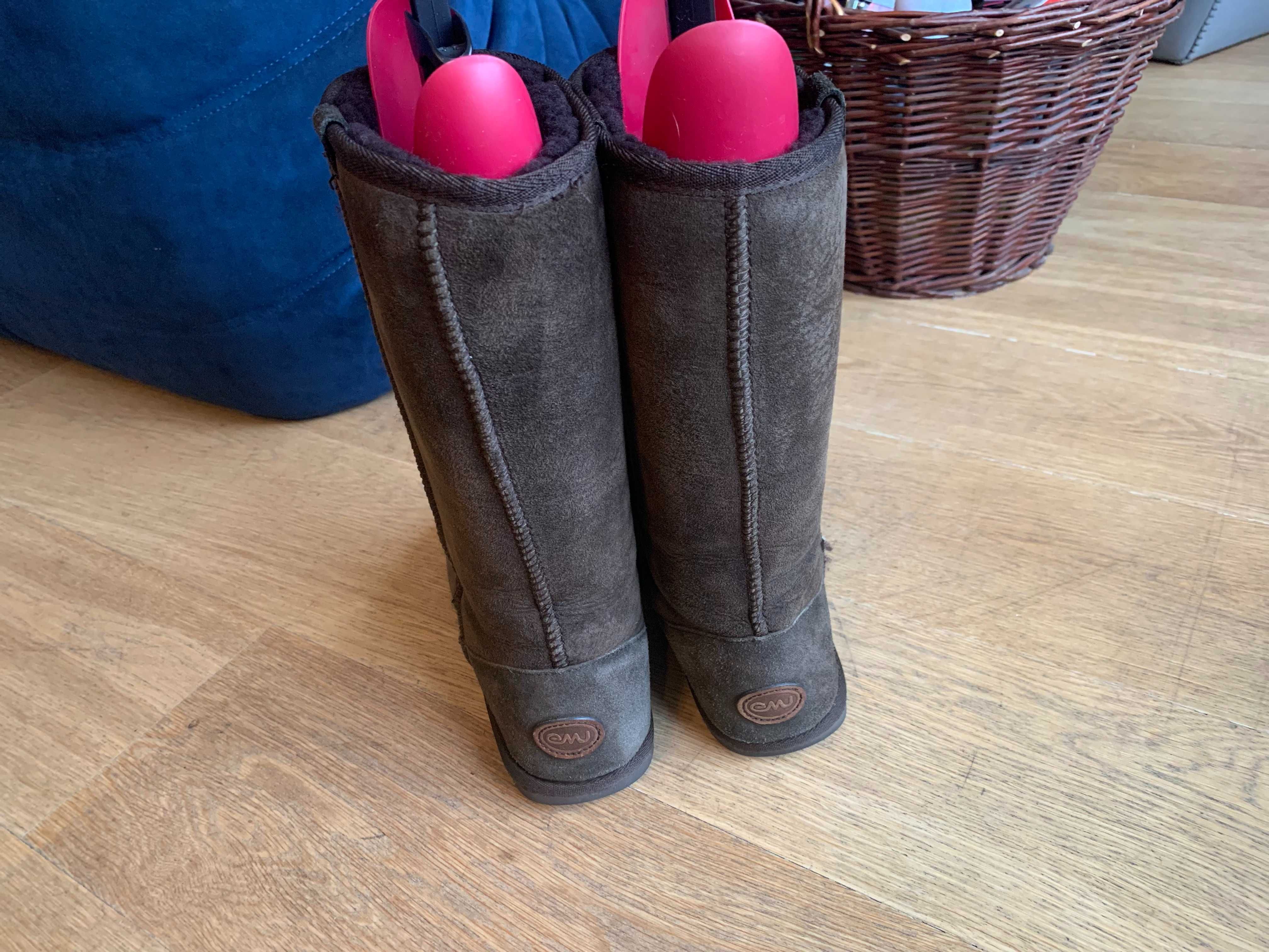 Buty damskie EMU Stinger High W10001 chocolate, 39, kozaki, śniegowce