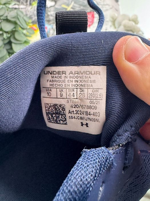 Кросівки Under Armour Charged Bandit 44 розмір Е6769