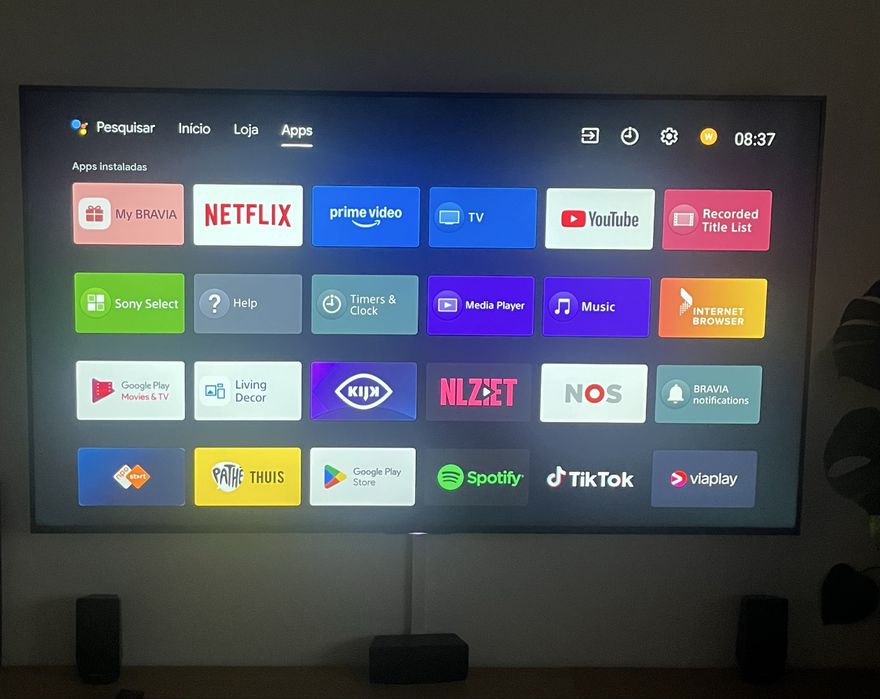 Televisao 75 inches Sony Bravia 4k