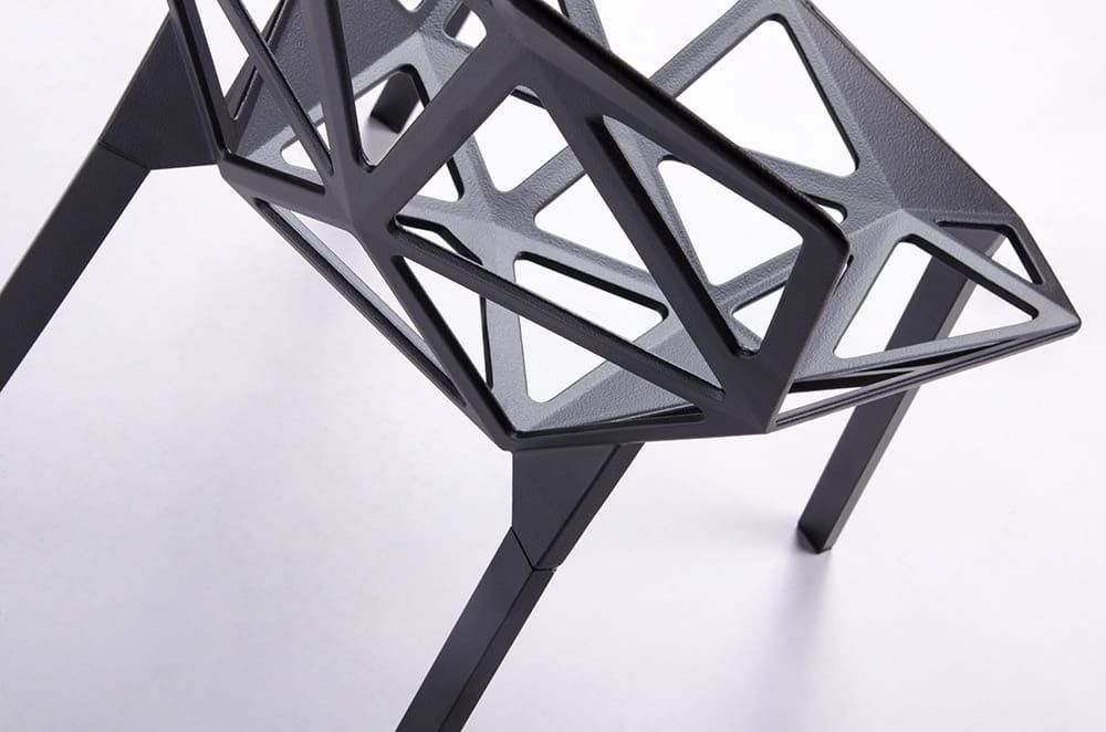 Krzesło ażurowe metal