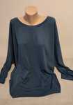 Bluzka damska dzianinowa plus size sweter cienki damski XL