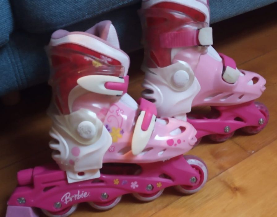 Patins em linha - Barbie