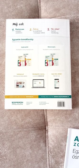 Tak, zdam! Podręcznik i ćwiczenia egzamin ósmoklasisty