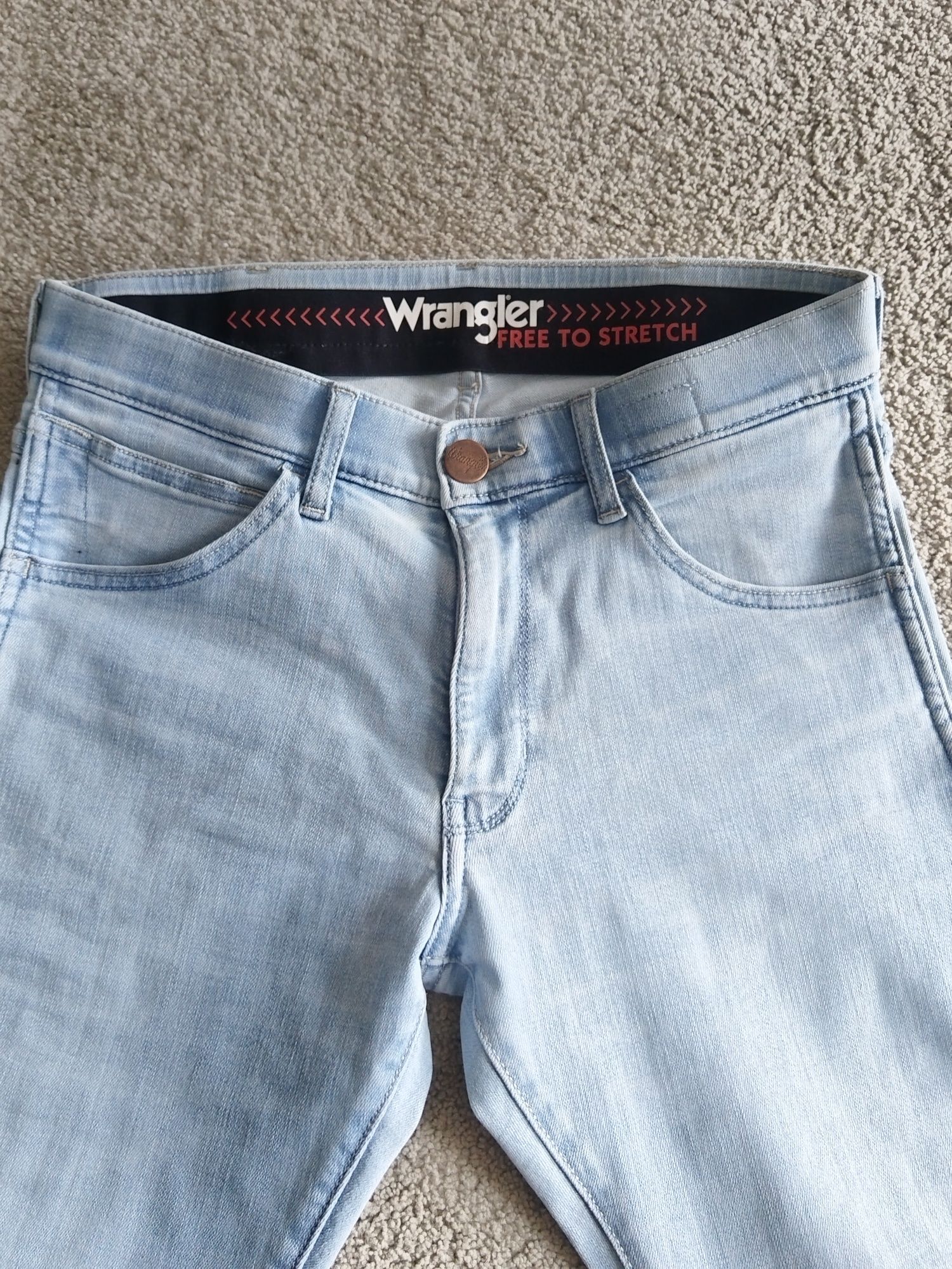 Jeansy Wrangler, Bryson, skinny, męskie, rozm. W29 L32