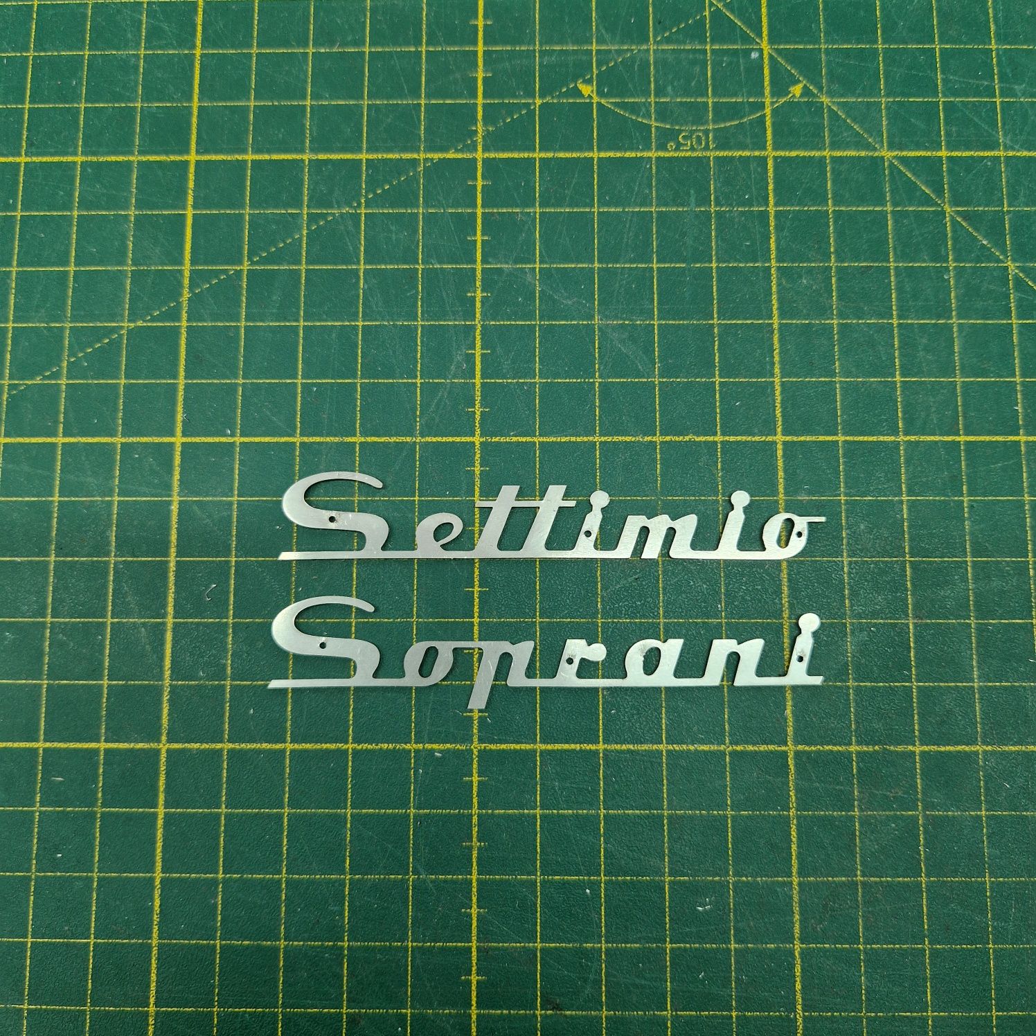 Napis Settimio Soprani do akordeonu