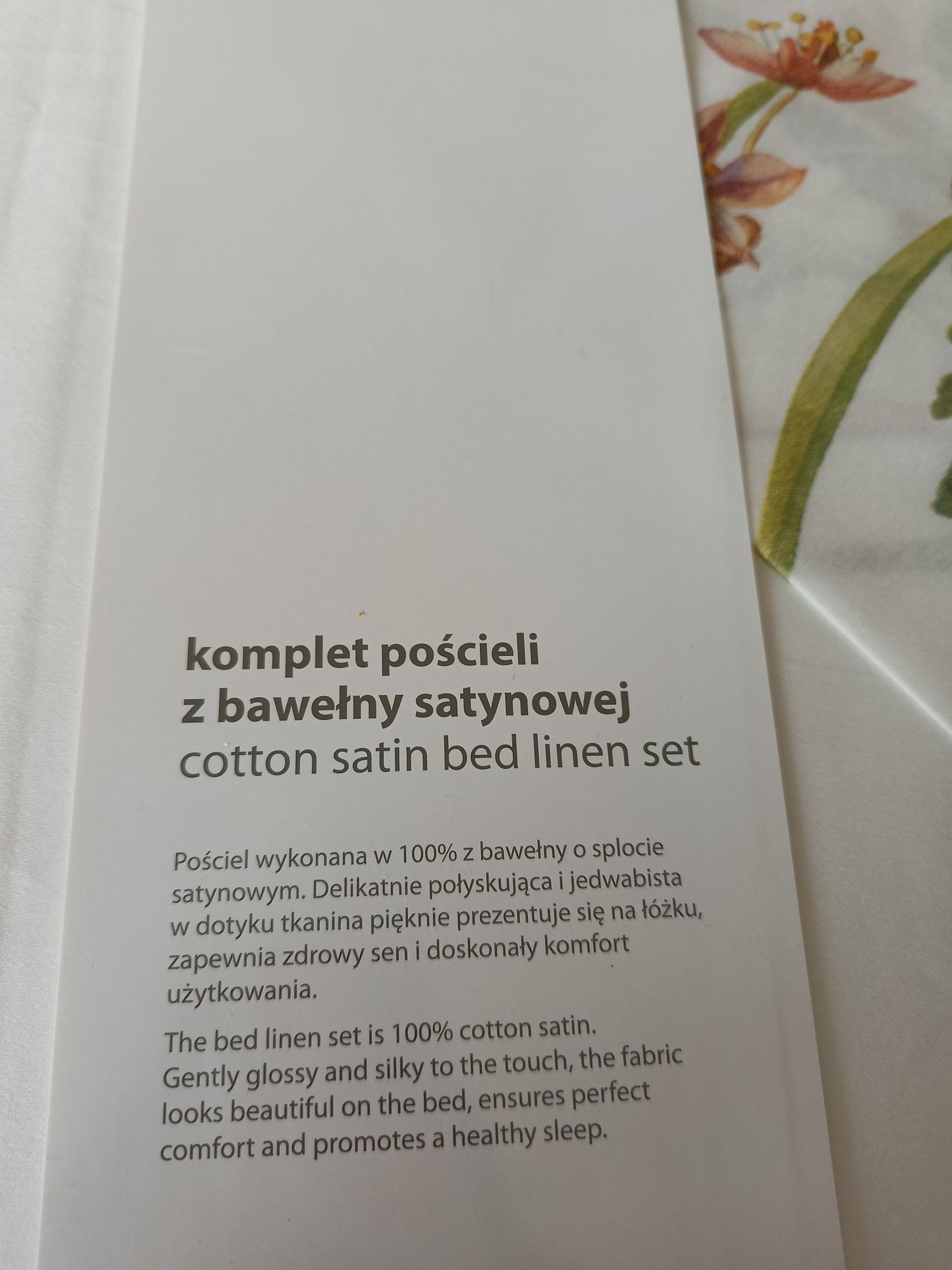 Nowa pościel Home & you 220*200 satyna bawełniana.