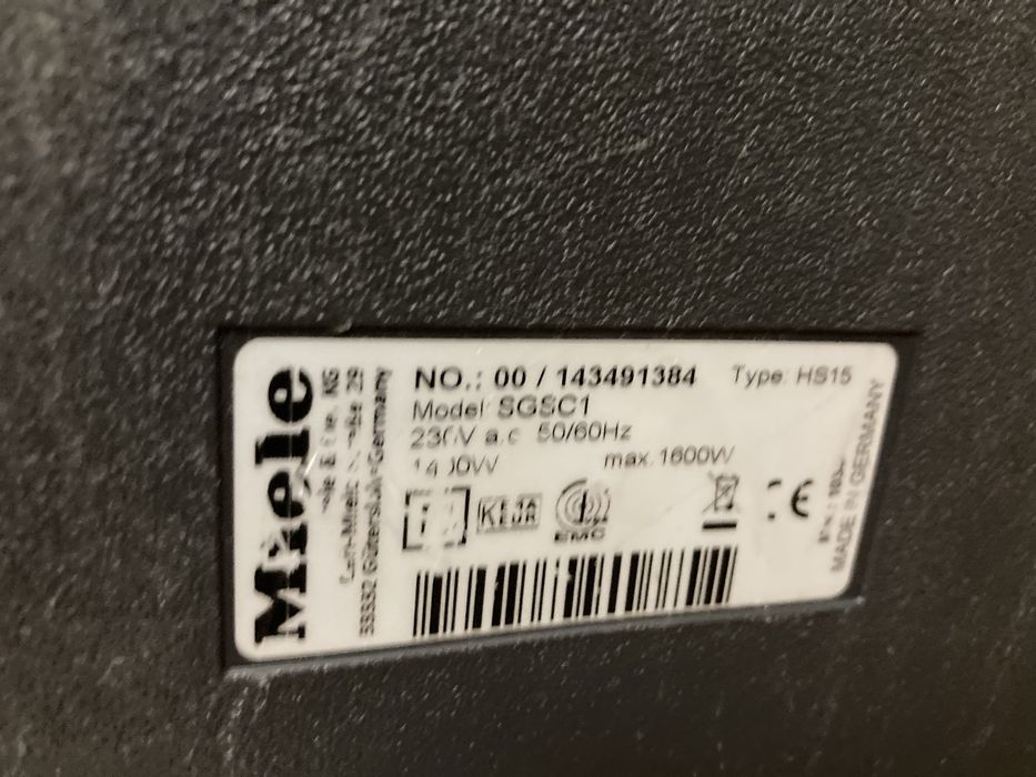 Odkurzacz Miele S8/S836 made in Germany 1600W Mocny-znakomity