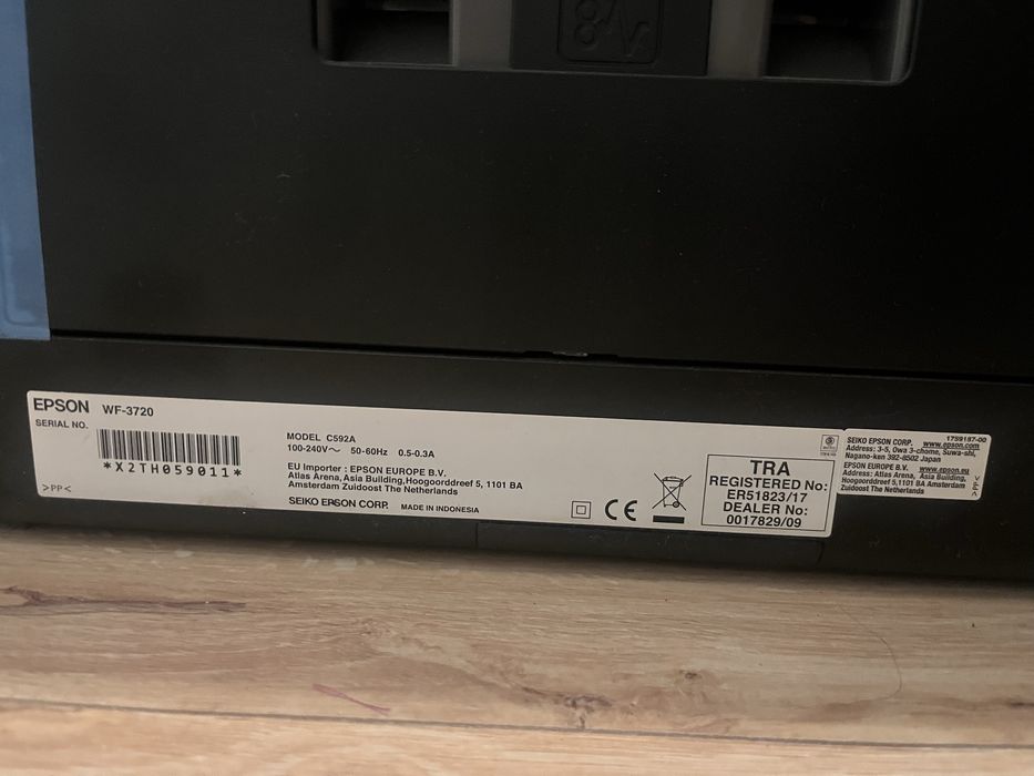 Drukarka Epson WorkForce Pro WF-3720DWF (C592A)