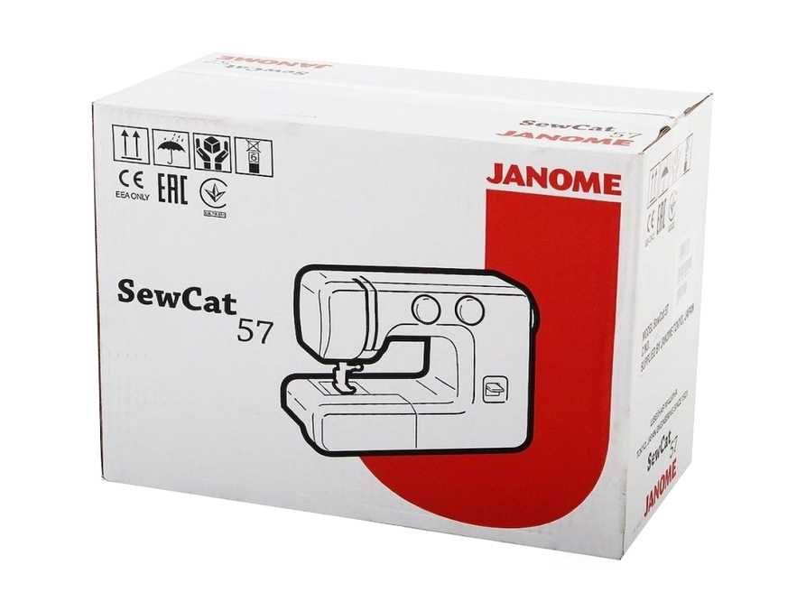 Швейна машина Janome Sew Cat 57, дост. безкоштовна,офіційна гарантія.