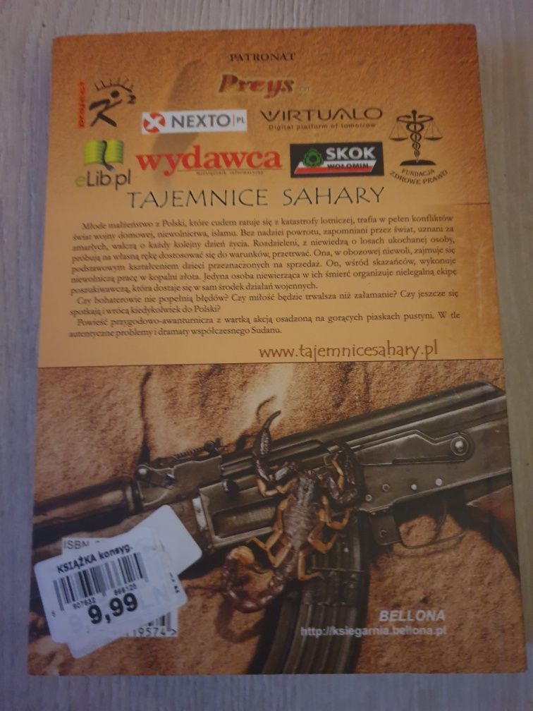 Tajemnice sahary...Dobra książka...