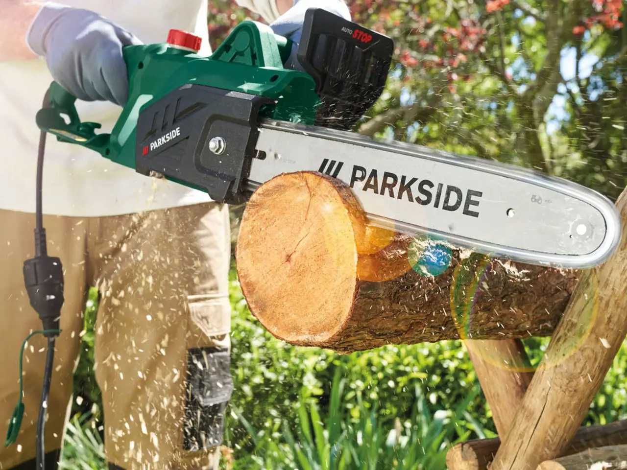 Parkside електрична ланцюгова пила PKS 1600 B2, 1600 Вт, 14,5 м/с