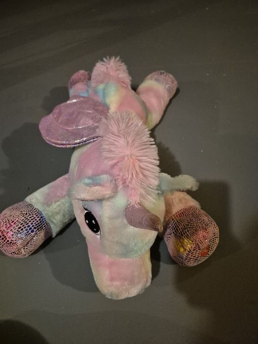 Jednorożec przytulanka świecący duży