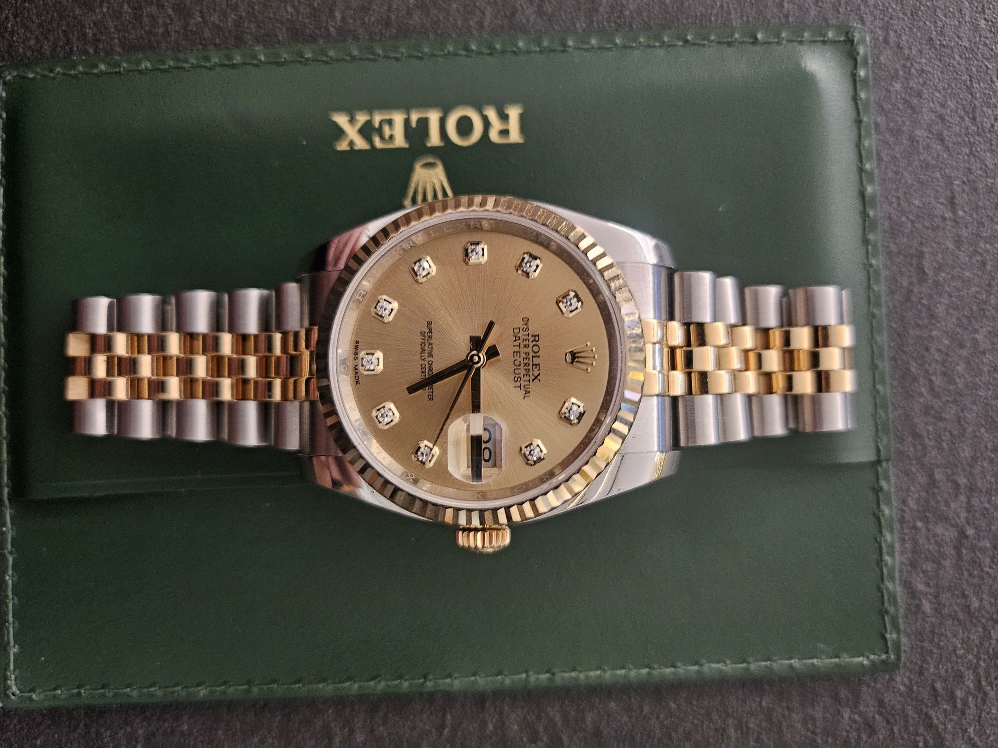 OKAZJA!!ROLEX Datejust 36 FULL set 2017r jak nowy