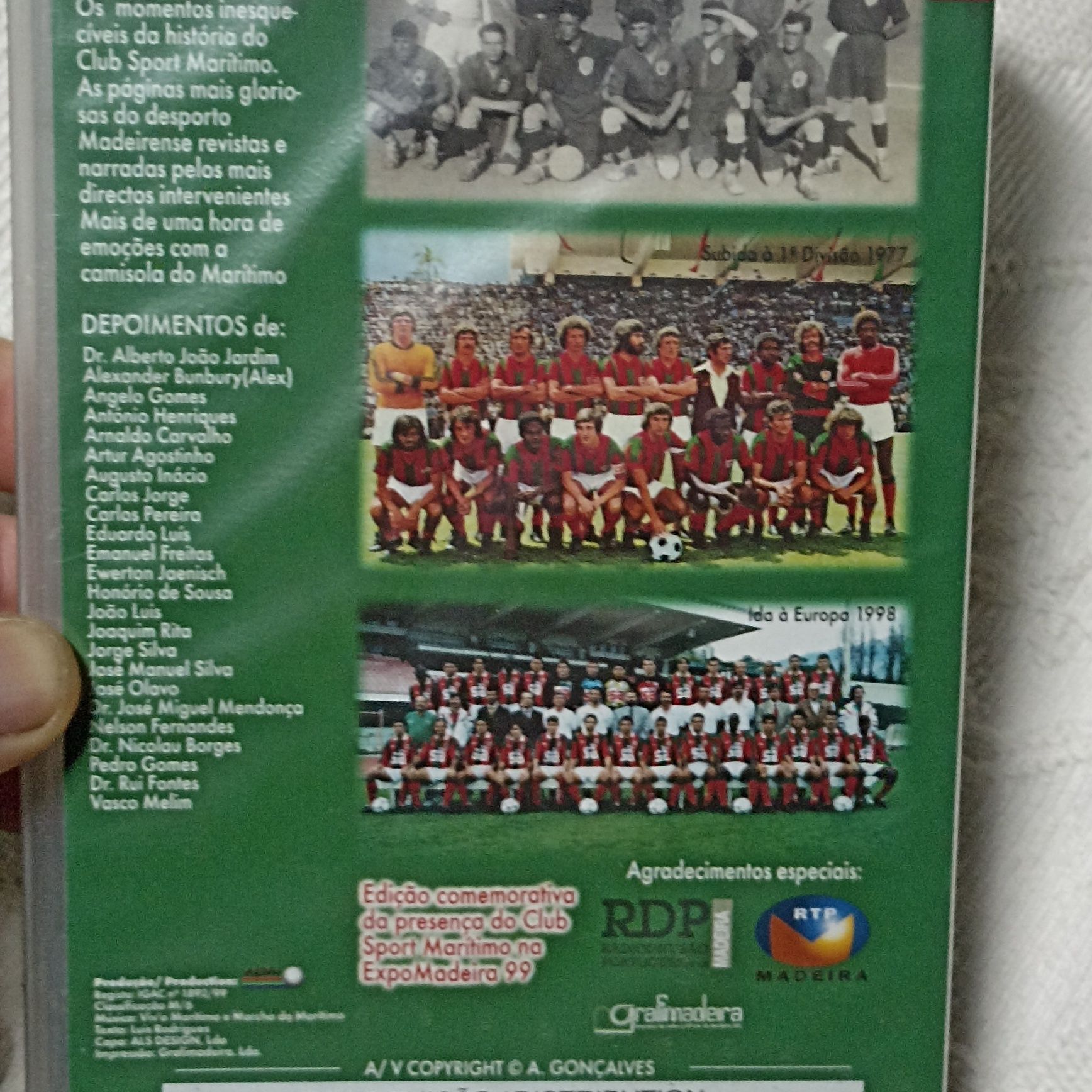 VHS do Club Sport Marítimo novo e selado