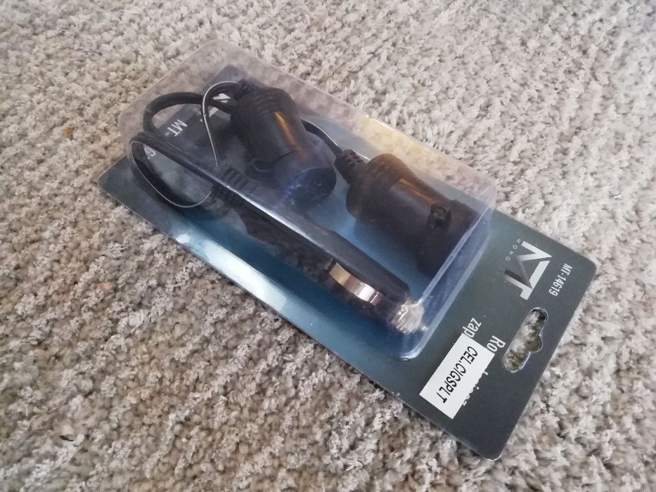 Extensão Dupla 12/24v (Ficha isqueiro) - Portes grátis