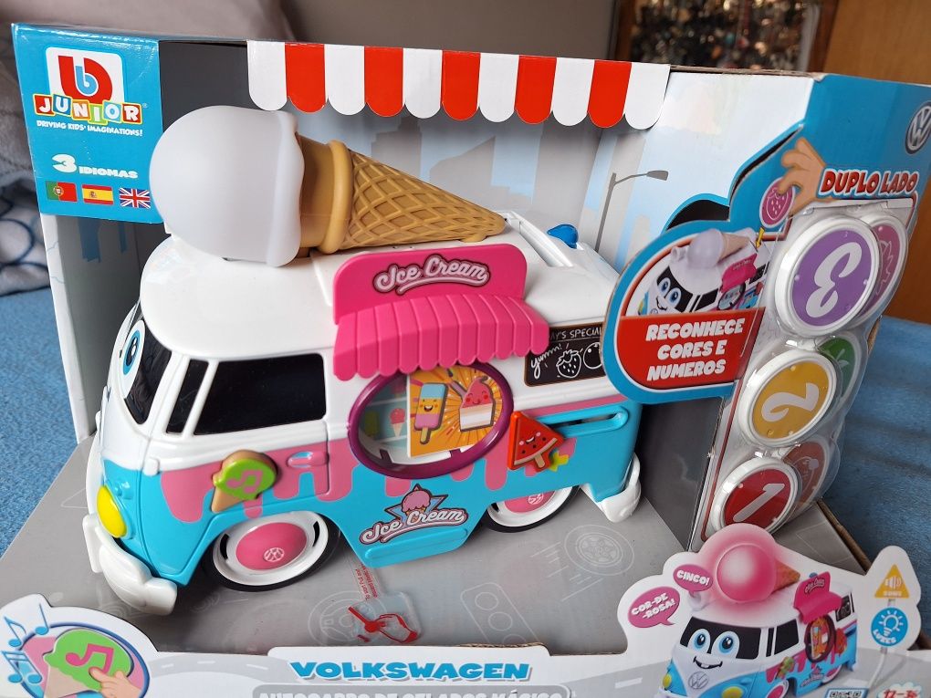 Brinquedo autocarro de gelados vokswagen