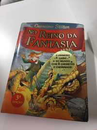Livro com aromas "No Reino da Fantasia" Jerónimo Stilton