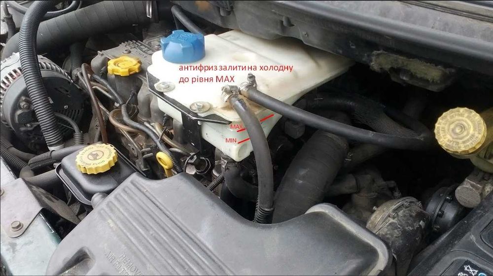 Розширювальний бачок б/у CHRYSLER VOYAGER 2,5 TD, DODGE RAM VAN 2,5 TD