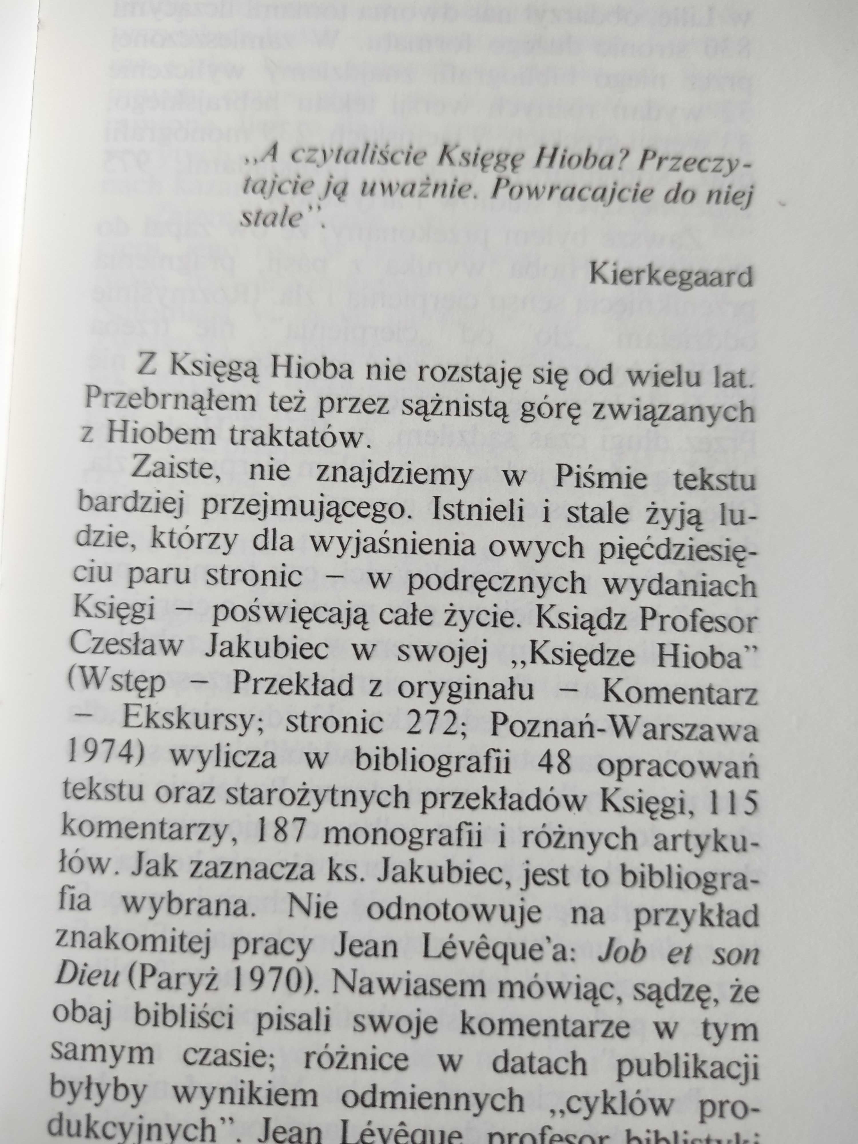 Książka Księga Hioba tłumaczenie Czesław Miłosz