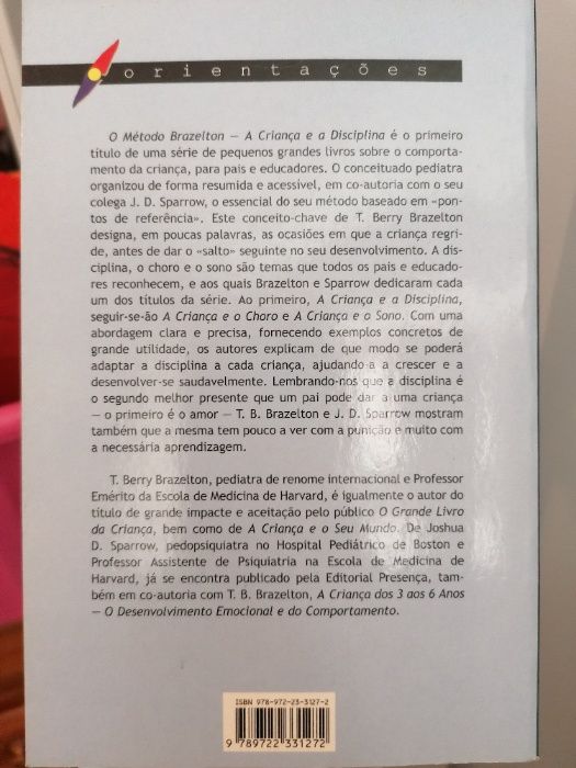 Livro A Criança e a Disciplina