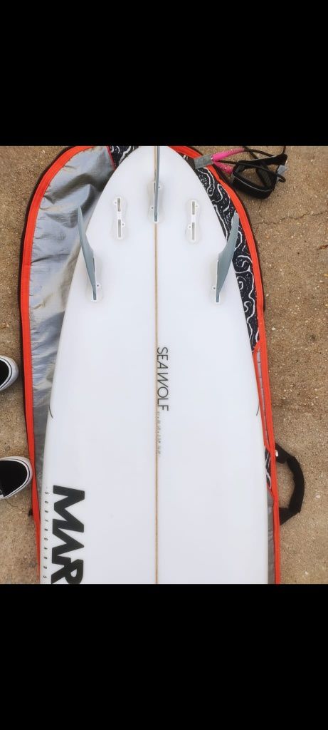 Prancha de Surf 6'1 seawolf COM EXTRAS