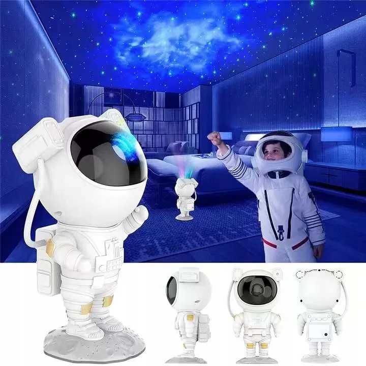 projektor gwiazd nieba led lampka nocna astronauta idealny na prezent