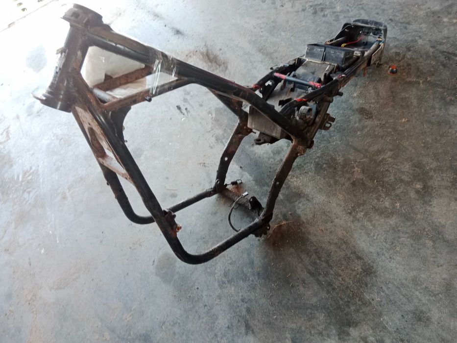 kawasaki zephyr zr550 zr 550 rama z niemiecką dokumentacją