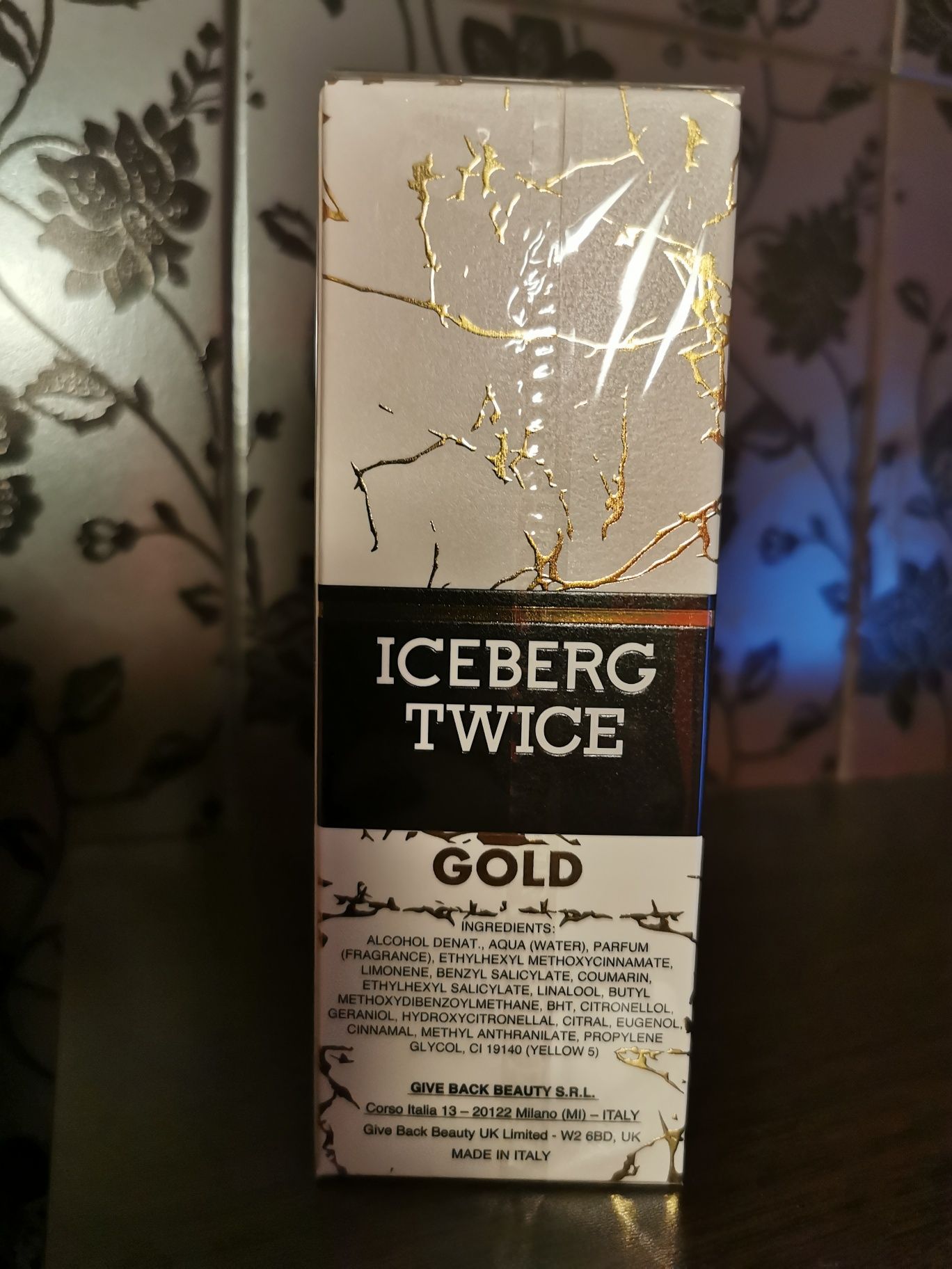 Oryginalny Nowy Perfum Iceberg Twice Gold