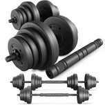 Hantle bitumiczne sztanga 40kg zestaw hantli 2x20kg Trex Sport
